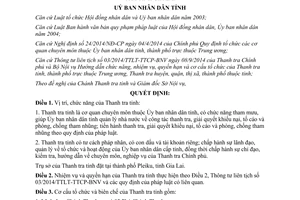 Quyết định 07/2015/QĐ-UBND chức năng nhiệm vụ quyền hạn cơ cấu tổ chức Thanh tra Gia Lai