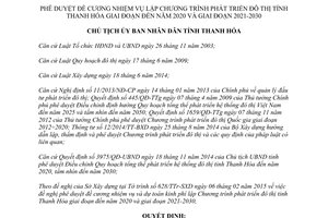 Quyết định 670/QĐ-UBND phê duyệt đề cương chương trình phát triển hệ thống đô thị Thanh Hóa 2015