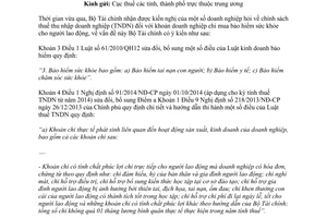 Công văn 1694/BTC-CST 2015 thuế thu nhập doanh nghiệp khoản chi mua bảo hiểm sức khỏe