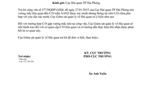 Công văn 106/GSQL-TH 2015 thông tin C/O chưa phù hợp với yêu cầu xác minh