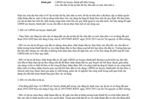 Công văn 121/SXD-KT&VLXD 2015 đầu tư xây dựng các khu đô thị khu dân cư mới khu nhà ở Bắc Giang