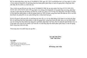 Công văn 2164/BTC-TCHQ 2015 tiêu chuẩn kỹ thuật mặt hàng thép bán thành phẩm