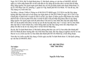 Công văn 282/BXD-QLN 2015 xây dựng khu nhà ở xã hội bằng nguồn vốn ngoài ngân sách