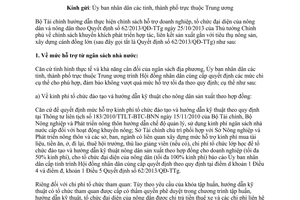 Công văn 2103/BTC-NSNN 2015 hướng dẫn thực hiện Quyết định 62/2013/QĐ-TTg