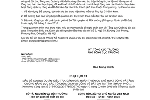 Công văn 215/TCQLĐĐ-TTĐTĐGTNĐ Quản lý đất đai ban hành 2015