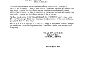 Công văn 756/UBND-NCPC 2015 đính chính Quyết định 04/2015/QĐ-UBND 05/2015/QĐ-UBND Cần Thơ