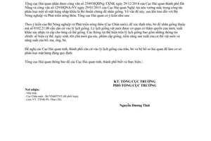 Công văn 1593/TCHQ-TXNK 2015 phân loại mặt hàng nhập khẩu là Bò thuần chủng để nhân giống