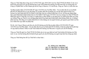 Công văn 675/TCT-PC 2015 giải quyết yêu cầu bồi thường theo Luật Trách nhiệm bồi thường của Nhà nước