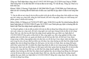 Công văn 691/TCT-CS 2015 chính sách thuế thu nhập doanh nghiệp