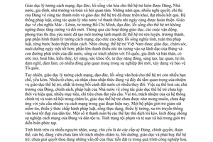 Chỉ thị 42-CT/TW 2015 sự lãnh đạo của Đảng về công tác giáo dục lý tưởng cách mạng đạo đức 2015 2030