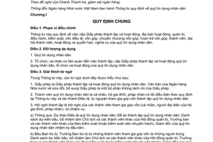 Thông tư 04/2015/TT-NHNN quỹ tín dụng nhân dân