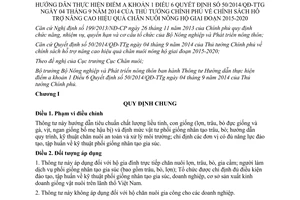 Thông tư 09/2015/TT-BNNPTNT chính sách hỗ trợ nâng cao hiệu quả chăn nuôi nông hộ 2015 2020