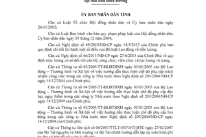 Quyết định 05/2015/QĐ-UBND Bảng đơn giá đo đạc bản đồ địa chính Bình Dương