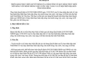 Kế hoạch 156/KH-SVHTT&DL 2015 thực hiện nếp sống văn minh trong việc cưới tang và lễ hội Ninh Bình