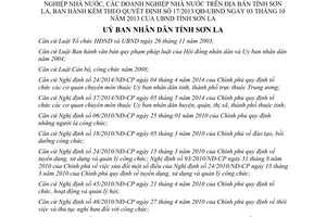 Quyết định 03/2015/QĐ-UBND Quản lý cán bộ công chức Sơn La