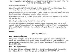 Thông tư 30/2015/TT-BTC lập dự toán thanh toán quyết toán các khoản hỗ trợ doanh nghiệp