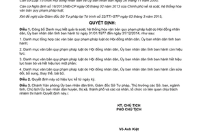 Quyết định 373/QĐ-UBND 2015 công bố kết quả rà soát hệ thống hóa văn bản 1997 2014 An Giang