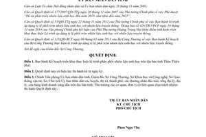 Quyết định 13/2015/QĐ-UBND phân phối nhiên liệu sinh học Thừa Thiên Huế