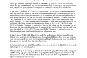 Công văn 1681/TCHQ-GSQL 2015 nhập khẩu phế liệu