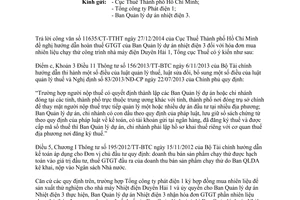 Công văn 735/TCT-DNL 2015 hoàn thuế giá trị gia tăng