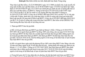 Công văn 777/BHXH-BT 2015 hướng dẫn nội dung về thu bảo hiểm y tế