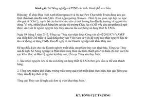 Công văn 636/TCTS-KTTS 2015 xác nhận tàu không sử dụng thiết bị thu gom tập hợp cá ngừ để khai thác
