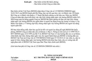 Công văn 836/BHXH-CSXH 2015 cấp sử dụng mẫu Giấy chứng nhận nghỉ việc hưởng bảo hiểm xã hội