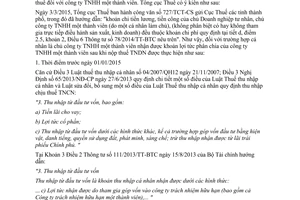 Công văn 917/TCT-TNCN 2015 về chính sách thuế thu nhập cá nhân