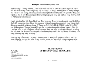 Công văn 1029/LĐTBXH-BHXH 2015 tiền lương tiền công tháng đóng bảo hiểm xã hội