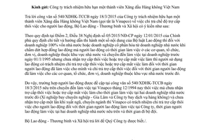 Công văn 1009/LĐTBXH-LĐTL 2015 chi trả trợ cấp thôi việc cho người lao động