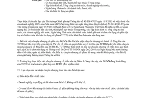 Công văn 1821/NHNN-TTGSNH 2015 thoái vốn doanh nghiệp nhà nước tại tổ chức tín dụng cổ phần