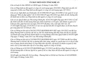 Quyết định 24/2015/QĐ-UBND quản lý thực hiện các chế độ chính sách ưu đãi Người có công Nghệ An