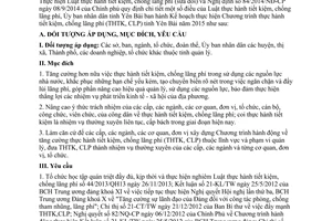 Kế hoạch 42/KH-UBND thực hành tiết kiệm chống lãng phí 2015 Yên Bái