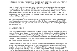 Thông báo 122/TB-VPCP 2015 kết luận Phó Thủ tướng tại buổi làm việc với lãnh đạo tỉnh Lạng Sơn