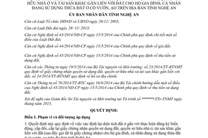 Quyết định 27/2015/QĐ-UBND đăng ký biến động cấp giấy chứng nhận quyền sử dụng đất Nghệ An