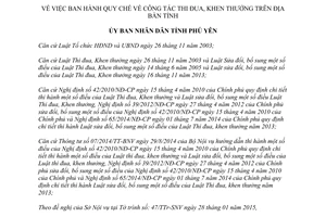 Quyết định 11/2015/QĐ-UBND Quy chế công tác thi đua khen thưởng trên địa bàn Phú Yên