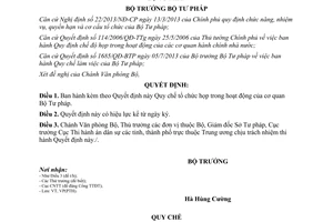 Quyết định 693/QĐ-BTP 2015 Quy chế tổ chức họp trong hoạt động cơ quan Bộ Tư pháp