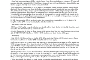 Chỉ thị 07/2015/CT-UBND kiểm tra xử lý rà soát hệ thống hóa văn bản quy phạm pháp luật Hải Dương