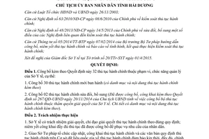 Quyết định 889/QĐ-UBND 2015 công bố thủ tục hành chính của Sở Y tế Hải Dương