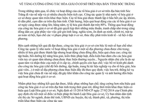 Chỉ thị 08/2015/CT-UBND tăng cường công tác hòa giải ở cơ sở Sóc Trăng