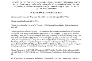 Quyết định 353/QĐ-UBND 2015 miễn giảm tiền sử dụng đất đối với người có công Ninh Bình