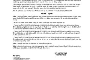 Quyết định 789/QĐ-BKHCN 2015 công bố thủ tục hành chính mới Bộ Khoa học và Công nghệ