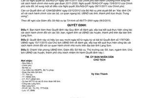 Quyết định 17/2015/QĐ-UBND đánh giá kết quả cải cách hành chính Lạng Sơn