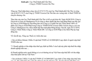 Công văn 1595/TCT-DNL 2015 thuế thu nhập doanh nghiệp từ chuyển nhượng vốn