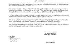 Công văn 23434/CT-HTr 2015 đối tượng chịu thuế giá trị gia tăng Hà Nội