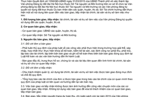 Công văn 1532/STC-GTĐT 2015 tiếp nhận tài chính tài sản trụ sở làm việc Văn phòng Đăng ký quyền sử dụng đất