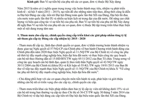 Công văn 741/BXD-TCCB hướng dẫn thực hiện công tác Vì sự tiến bộ phụ nữ 2015