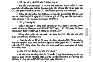 Công văn 3225/TCHQ-GSQL 2015 vướng mắc C/O mẫu D