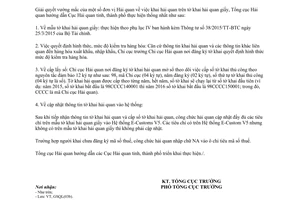 Công văn 3295/TCHQ-GSQL 2015 hướng dẫn thủ tục hải quan khai trên tờ khai hải quan giấy