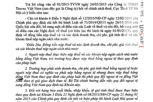 Công văn 19812/CT-HTr 2015 chính sách thuế Hà Nội